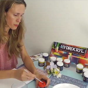 MamaCreatives PART 4: Yaeli Ohana exploring Hydrocryl paints