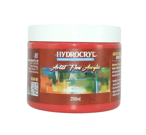 BOTTLEBRUSH RED Hydrocryl Artist Flow Acrylic 250ml