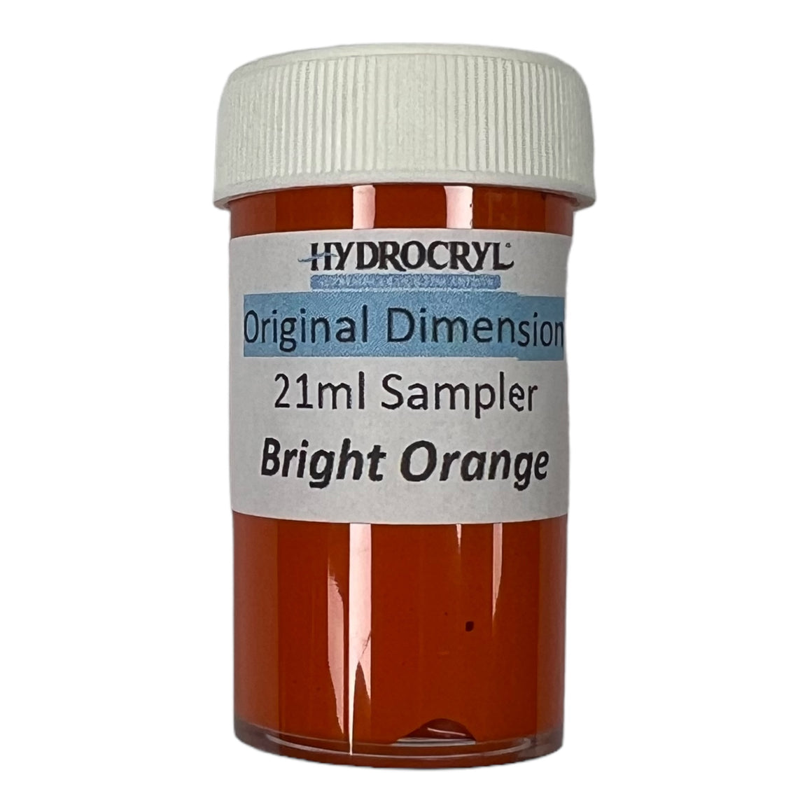 BRIGHT ORANGE Hydrocryl Original Dimension Acrylic Sampler 21ml