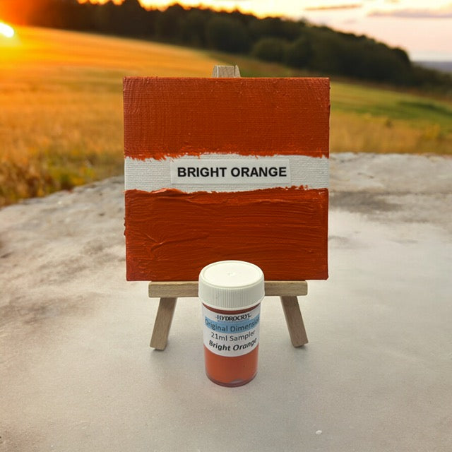 BRIGHT ORANGE Hydrocryl Original Dimension Acrylic Sampler 21ml