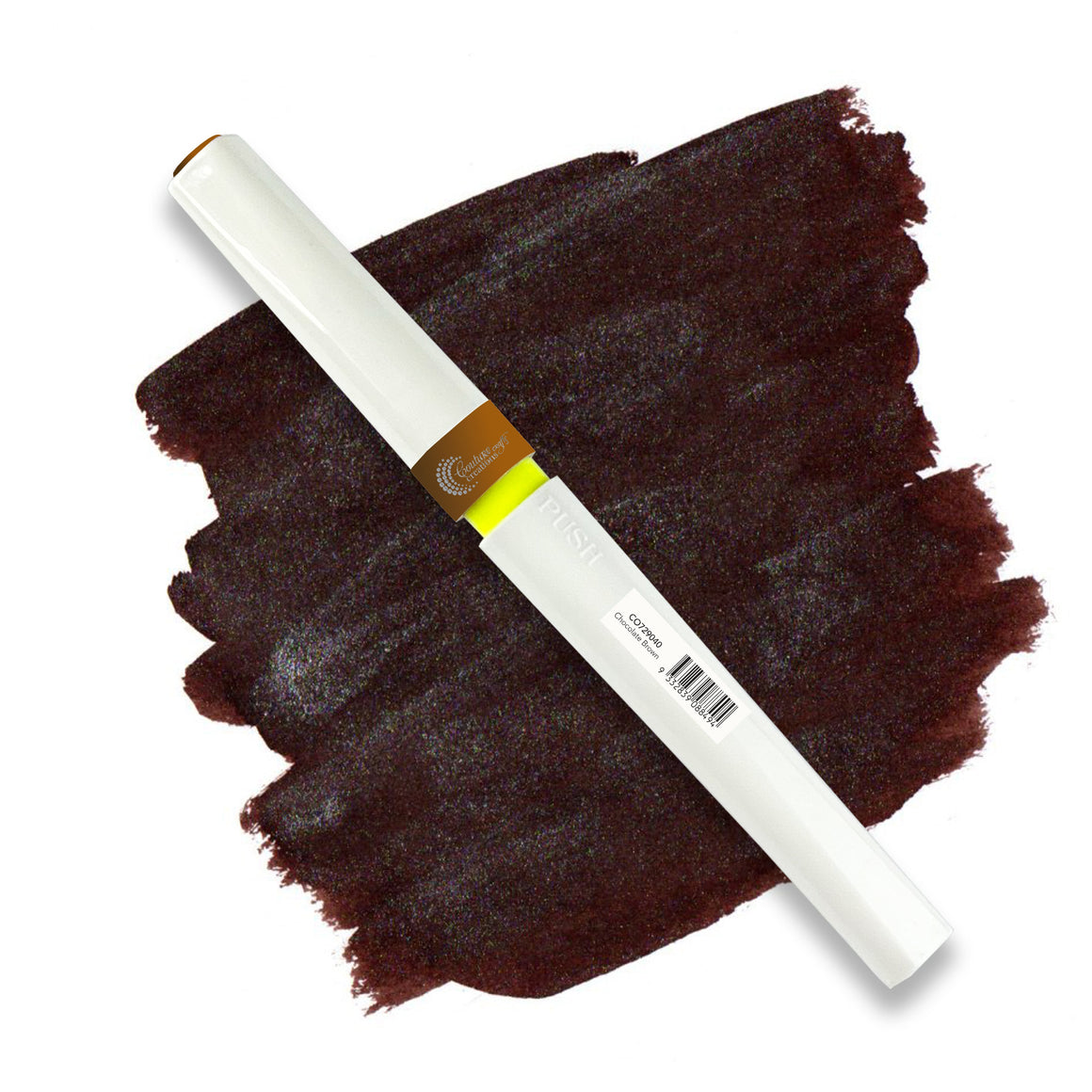 Winkles Glitter Brush Marker CHOCOLATE BROWN