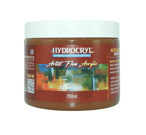 REDBANK BURNT SIENNA Hydrocryl Artist Flow Acrylic 250ml