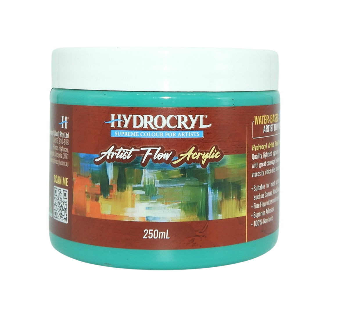 WARRAGAMBA GREEN Hydrocryl Artist Flow Acrylic 250ml