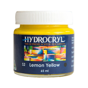 Lemon Yellow acrylic paint