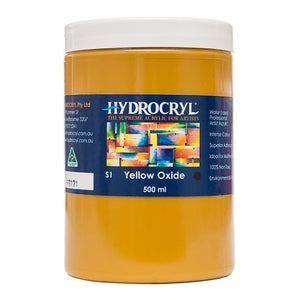 Yellow oxide acrylic paint non toxic